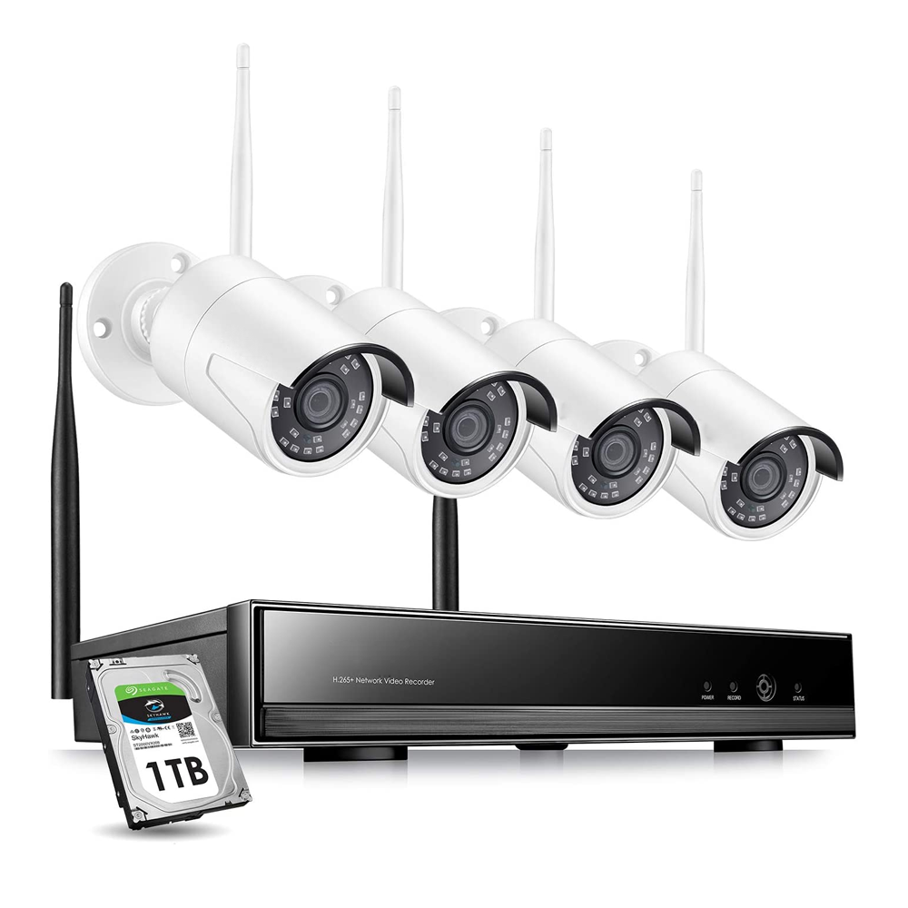 1080p Wireless 2.4GHz CCTV System