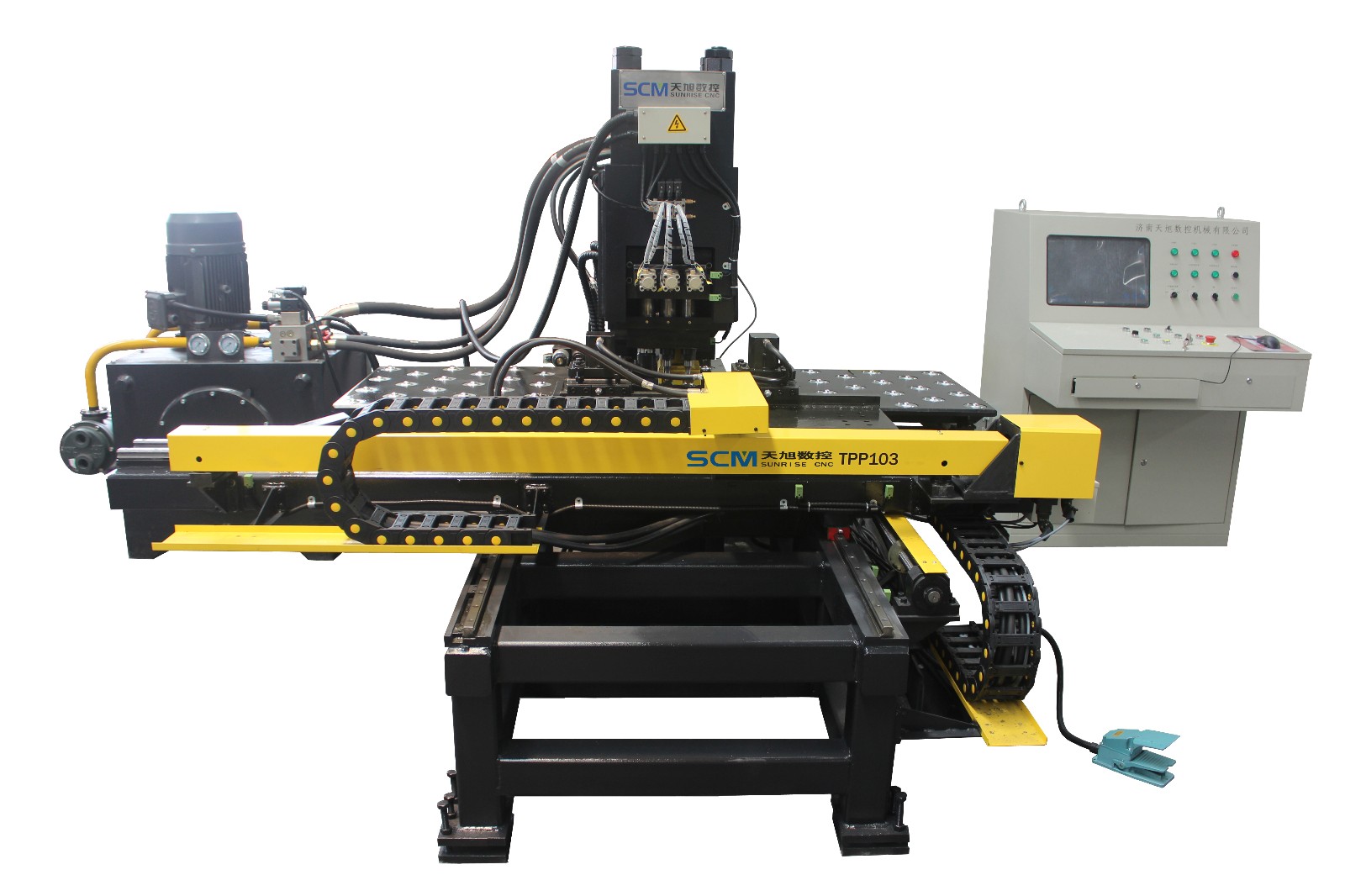 CNC Hydraulic Punching& Marking Machine for Plates