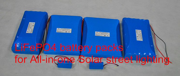 LiFePO4 battery 12V50Ah/100Ah for solar street light