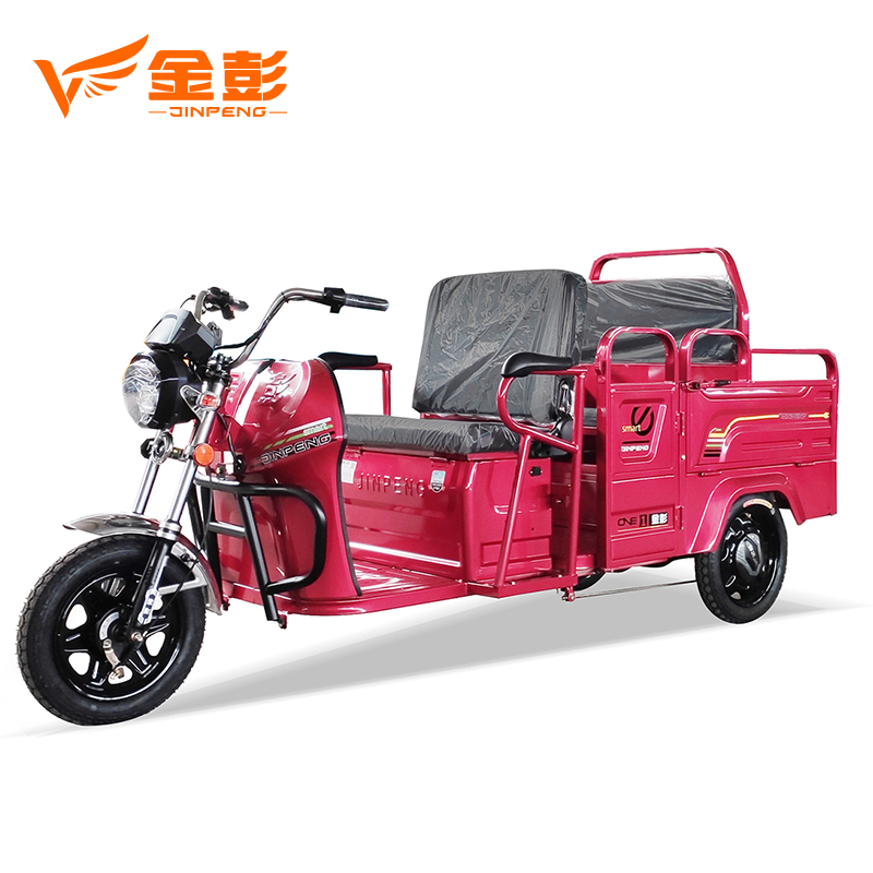 A multi-purpose motorcycle tricycle carrying goods and people