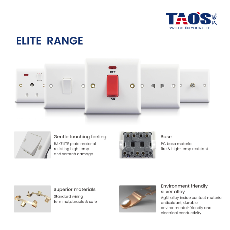 Elite range switch socket