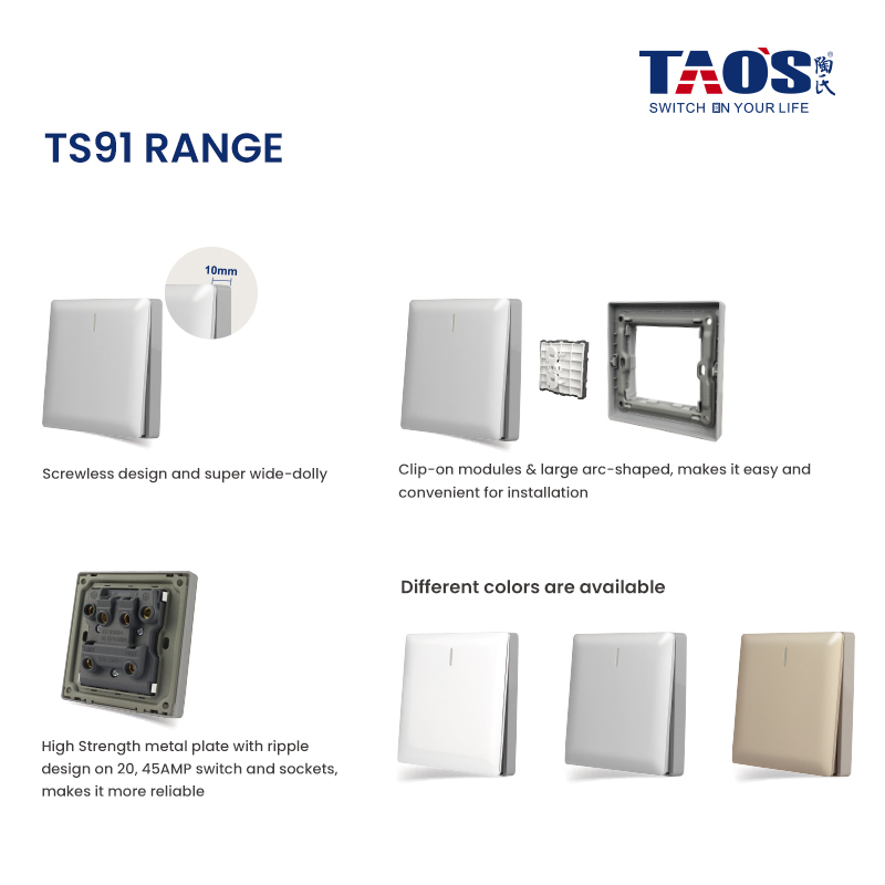 BS Wall switch socket and accessories
