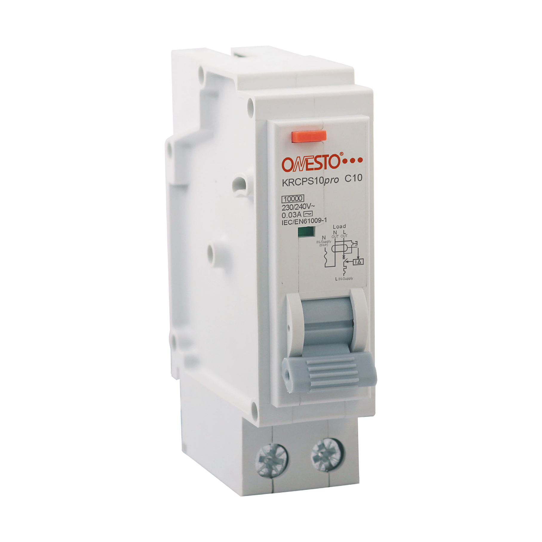 Residual Current Circuit Breaker with Overcurrent Protection Plug-in type