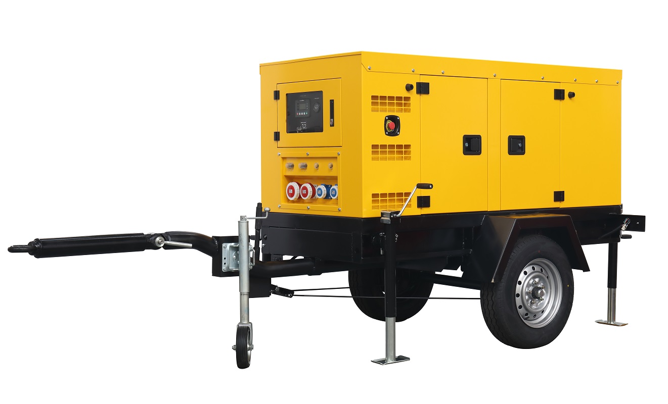 Trailer type diesel generator set set