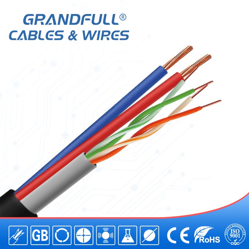 Cat5e+2C power cable comprehensive cable