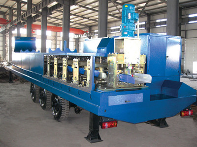 Arch span curving roof sheet roll forming machine