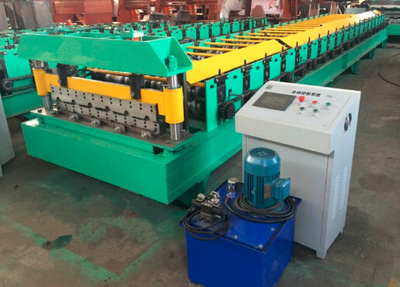 IBR flat corrugated roof roll forming machine