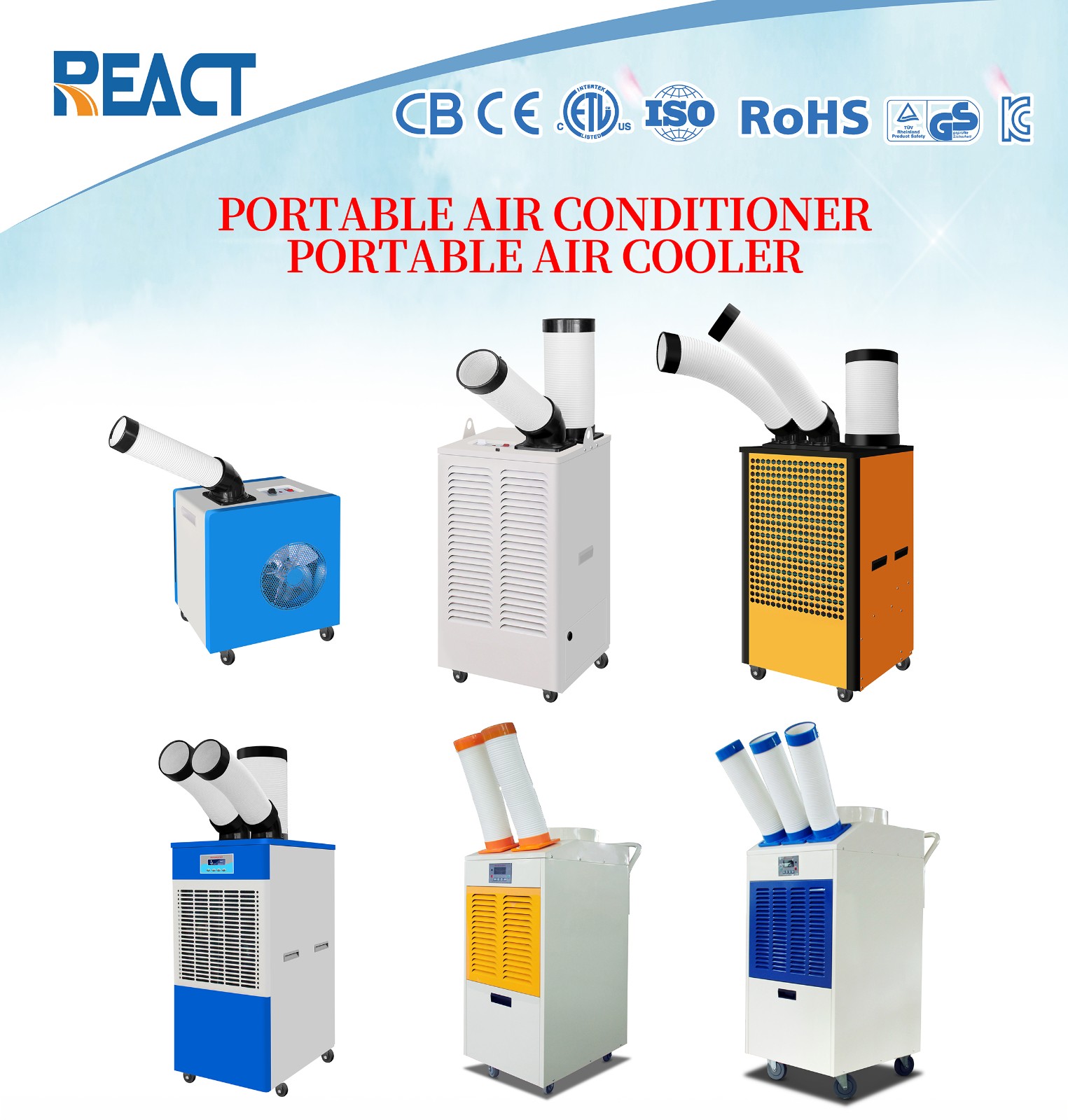 Industrial portable air conditioner