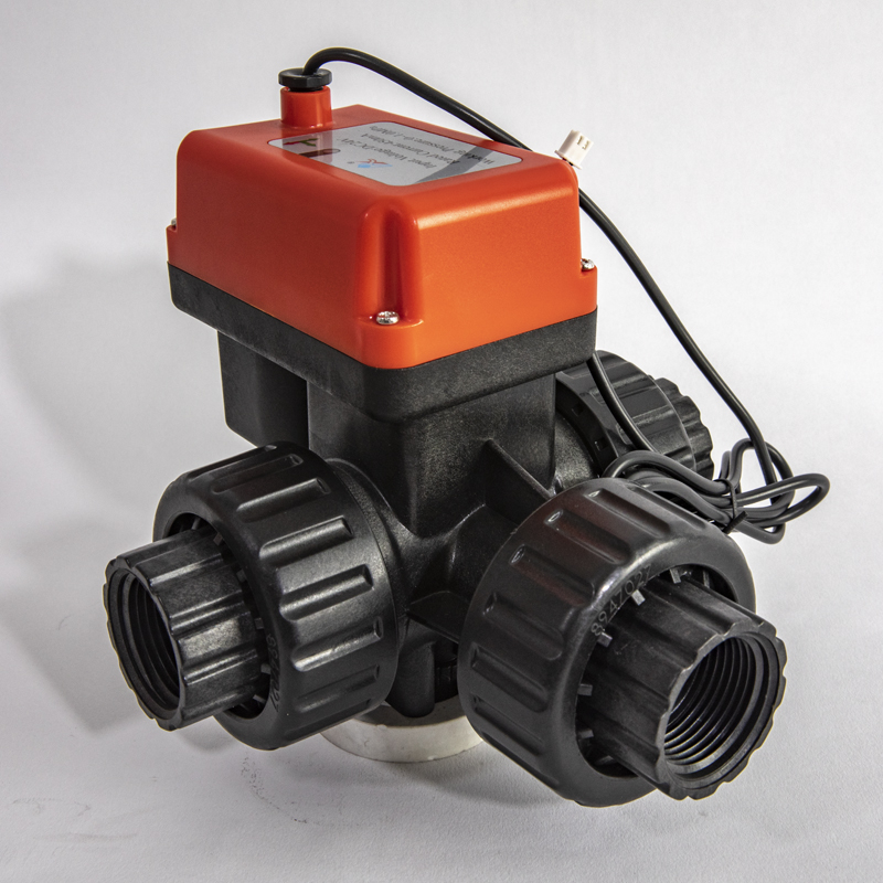 Two wires three-way ball valve