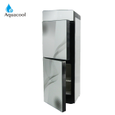 cheap price bottom loading water dispenser hot cold with glass door