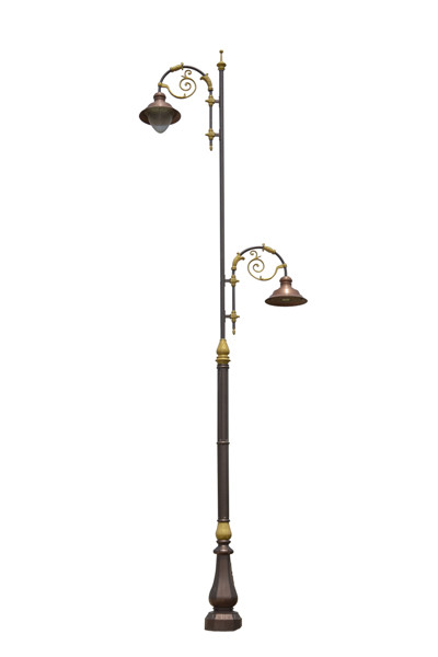 decorative street lighting pole cast iron or aluminium