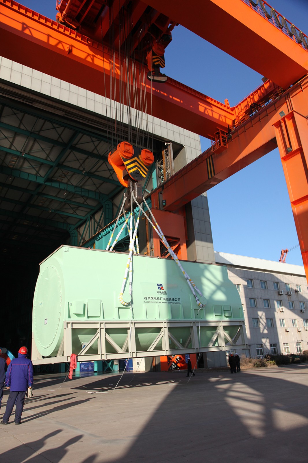 The First Sanmen Produced 1200MW Generator Stator of AP1000 for Domestic Nuclear Power Plant