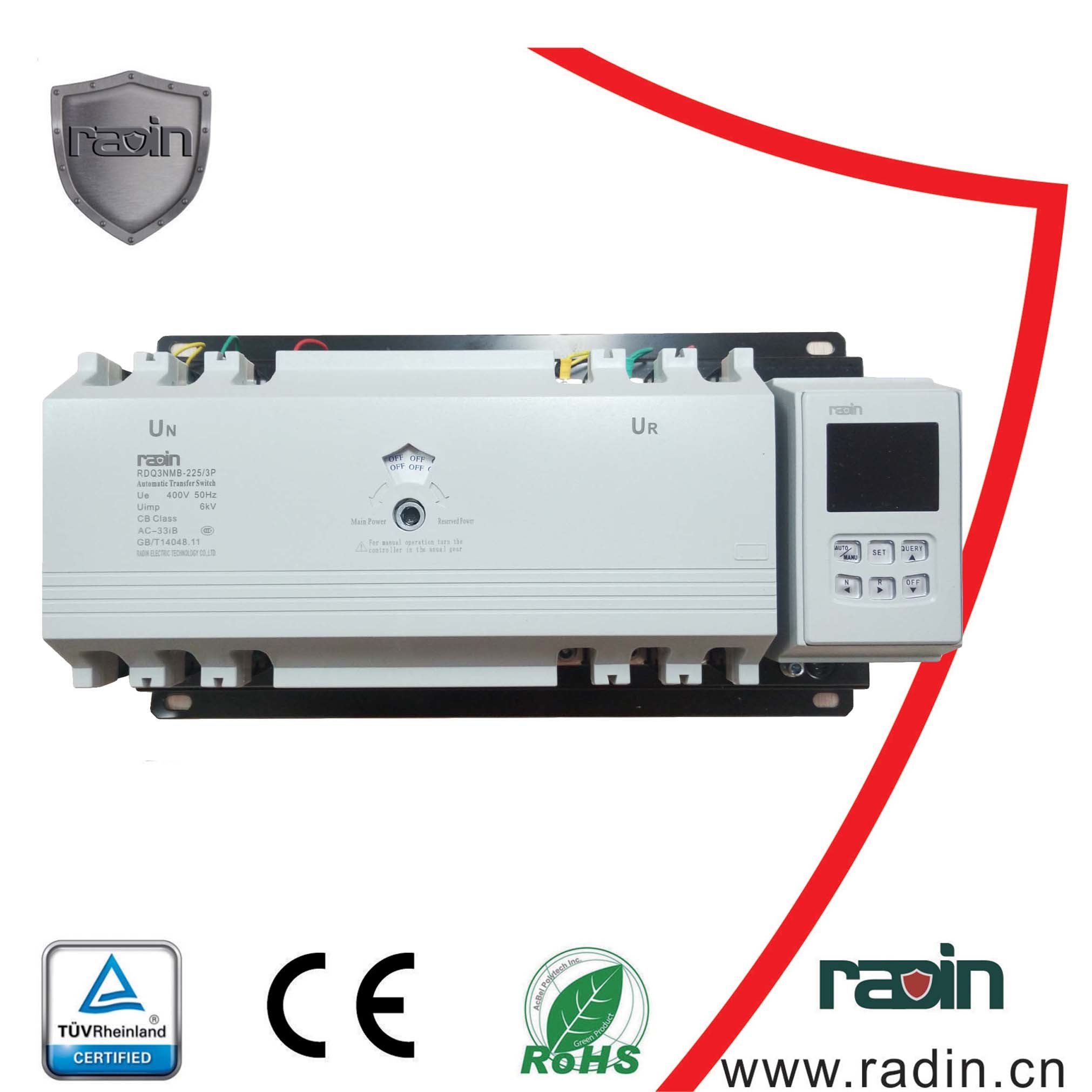 Dual Power Automatic Transfer Switch, CB Type Auto Changer Over Switch