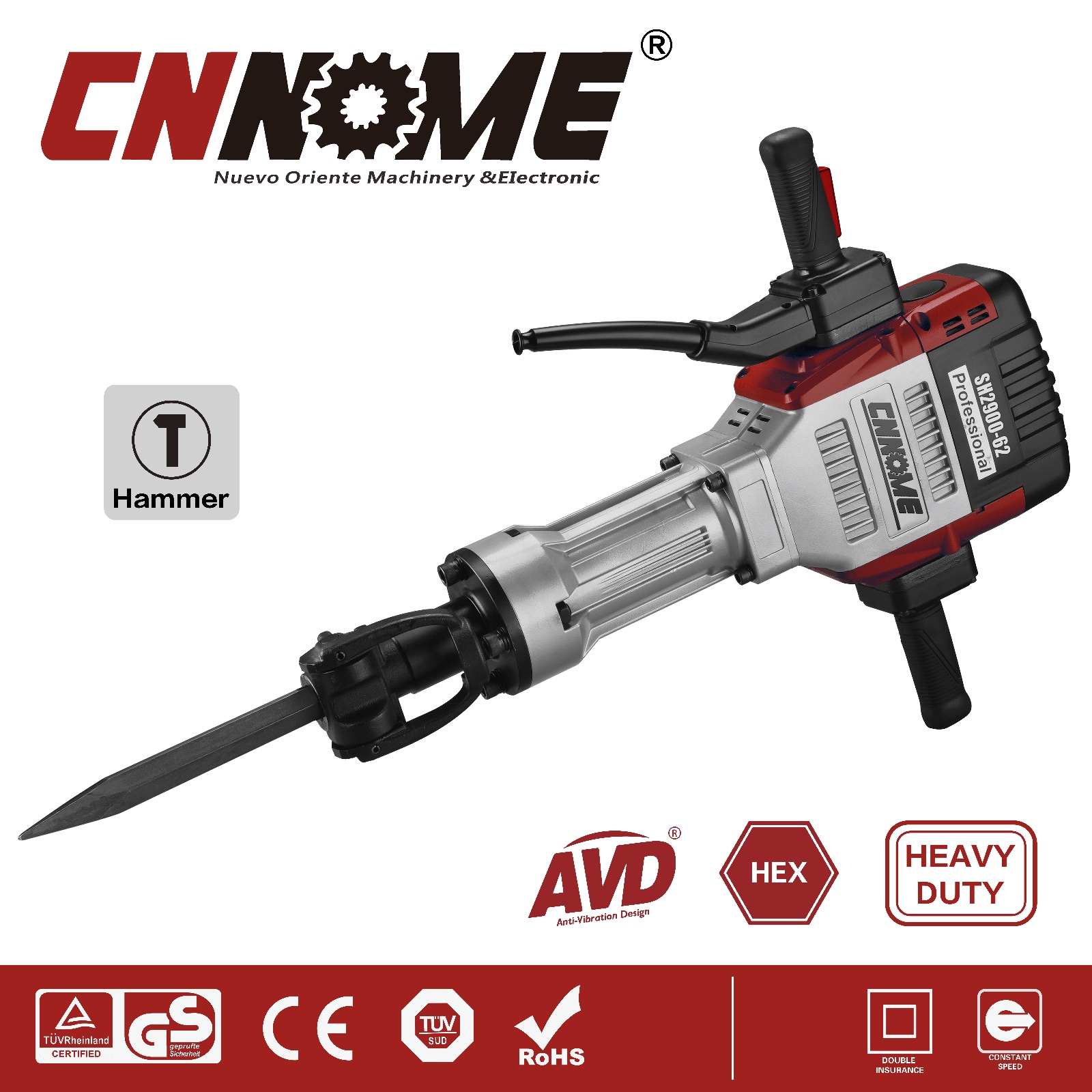 Heavy duty Jack hammer demolition hammer