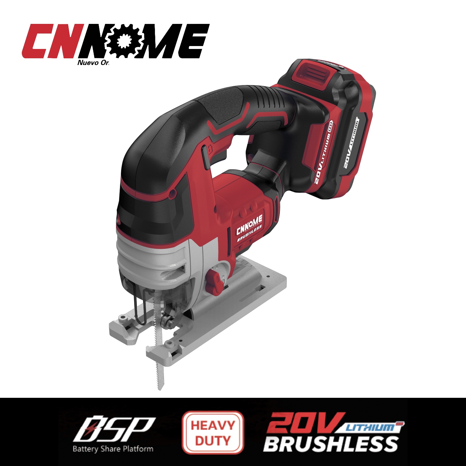 Heavy duty cordless brushless jig saw