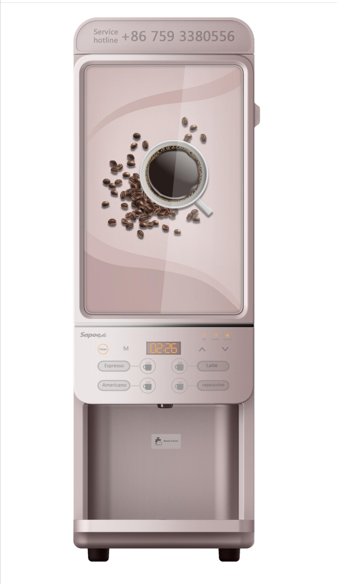 Instant coffee machine