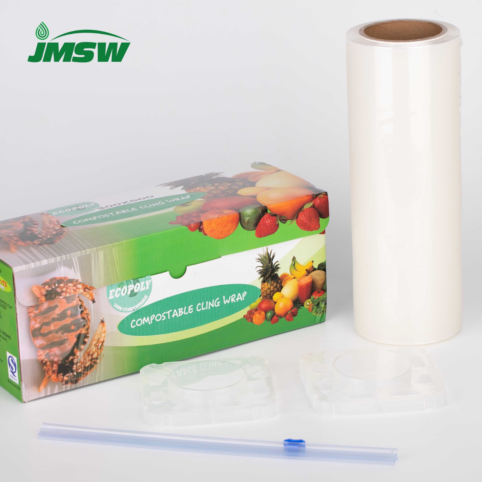 Compostable cling wrap