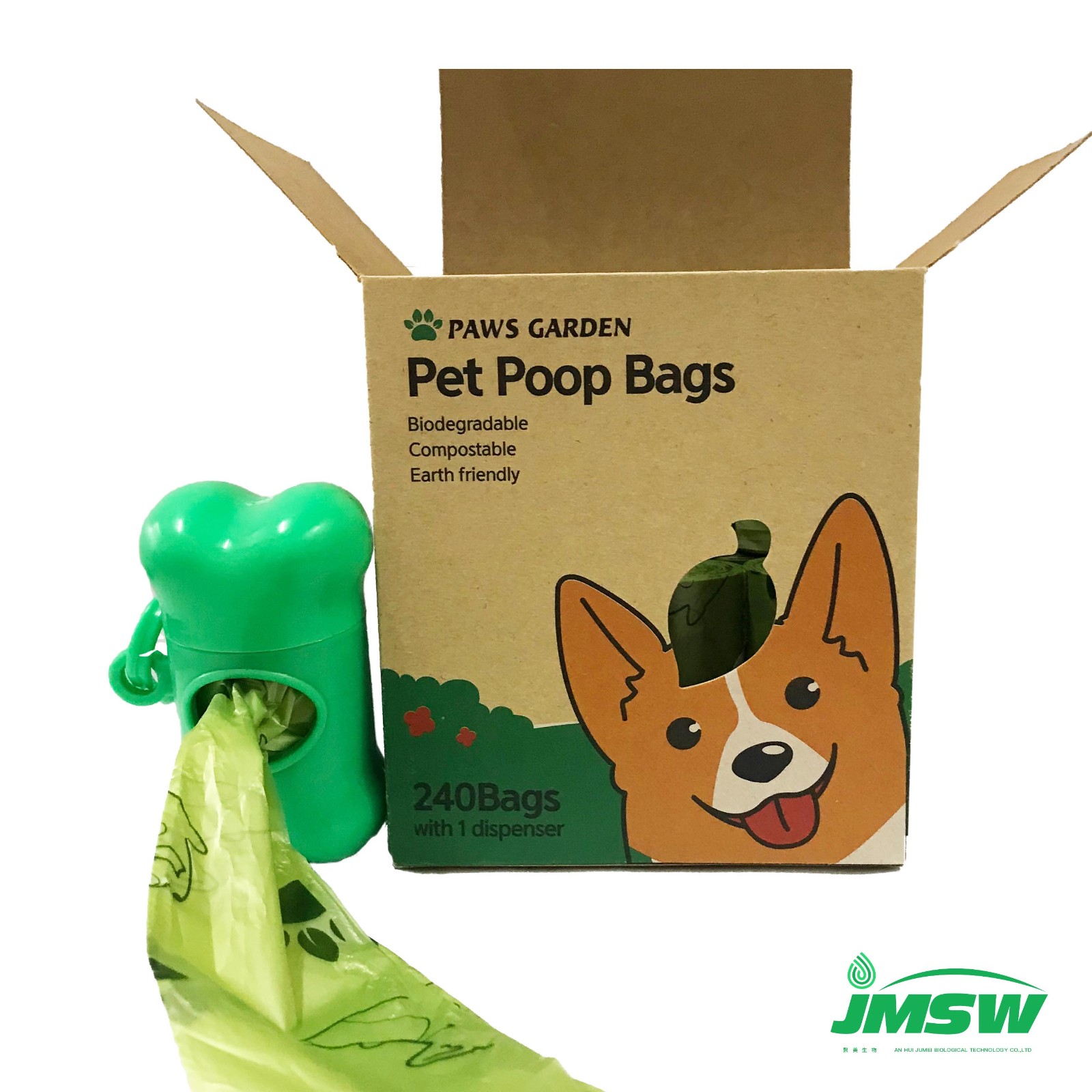 Compostable dog poop bags