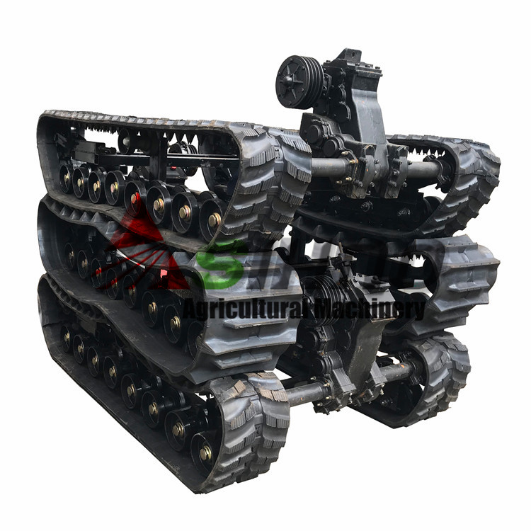rubber track transporter chassis