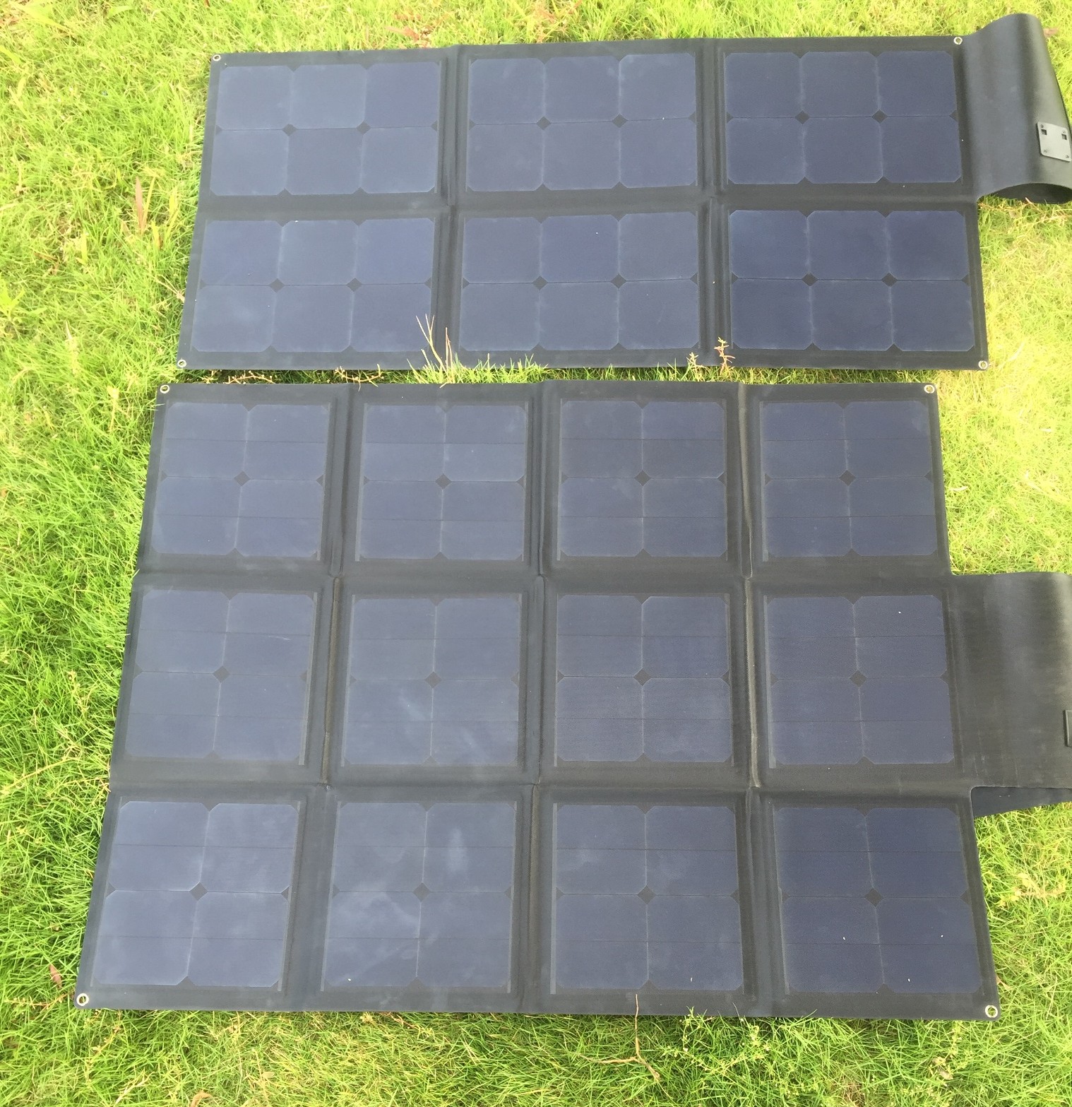 Portable folding ETFE solar panel charger