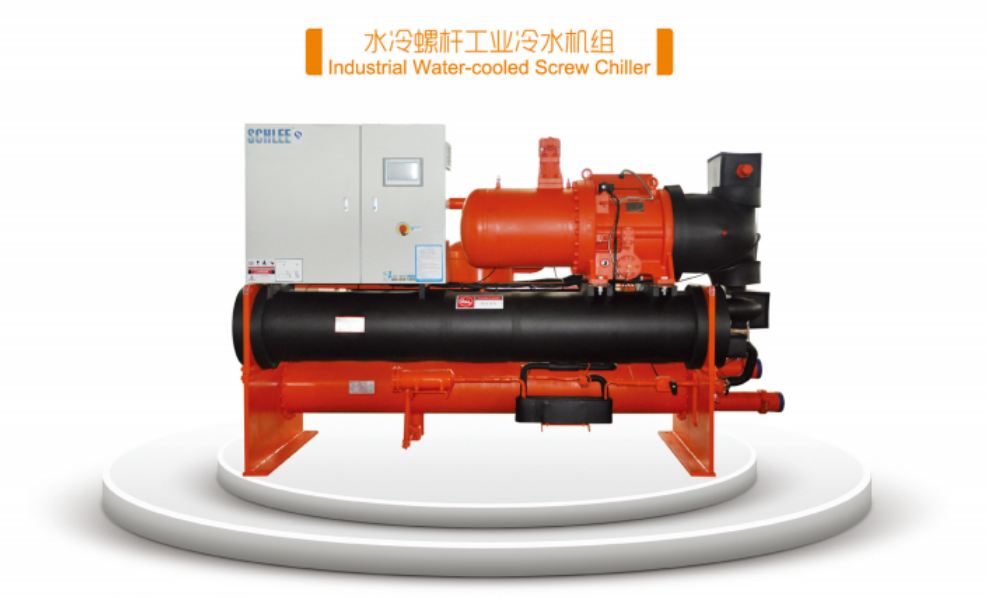 Industrial water-cooled screw chiller