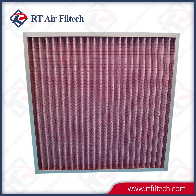 Pleated pre filter