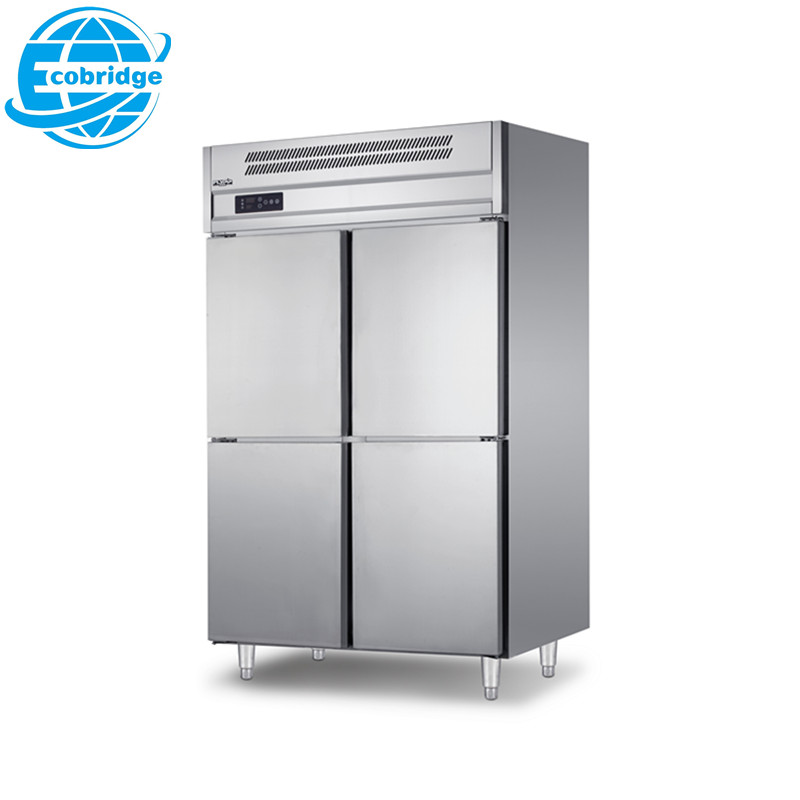 Commercial Stainless Steel Refrigerator 2 Doors Upright Freezer