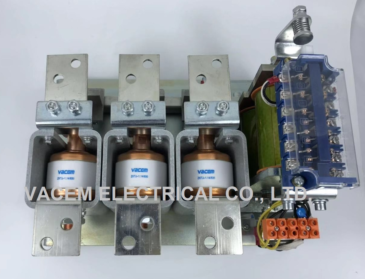vacuum contactor 1.14kV 630A horizontal type