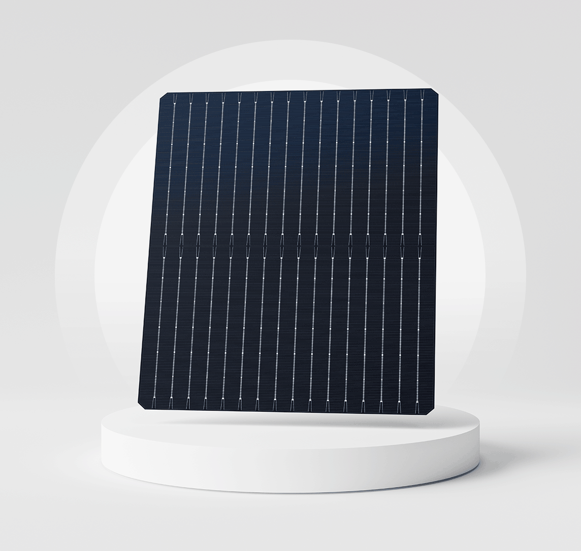 210 mono-crystalline Bifacial solar cell16BB