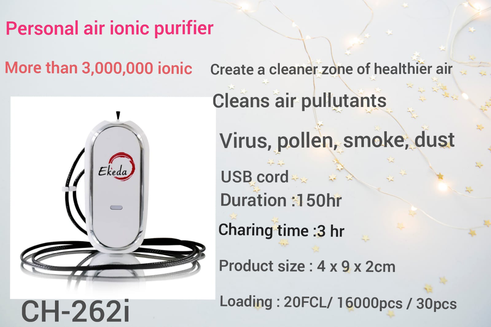 Personal air purifier