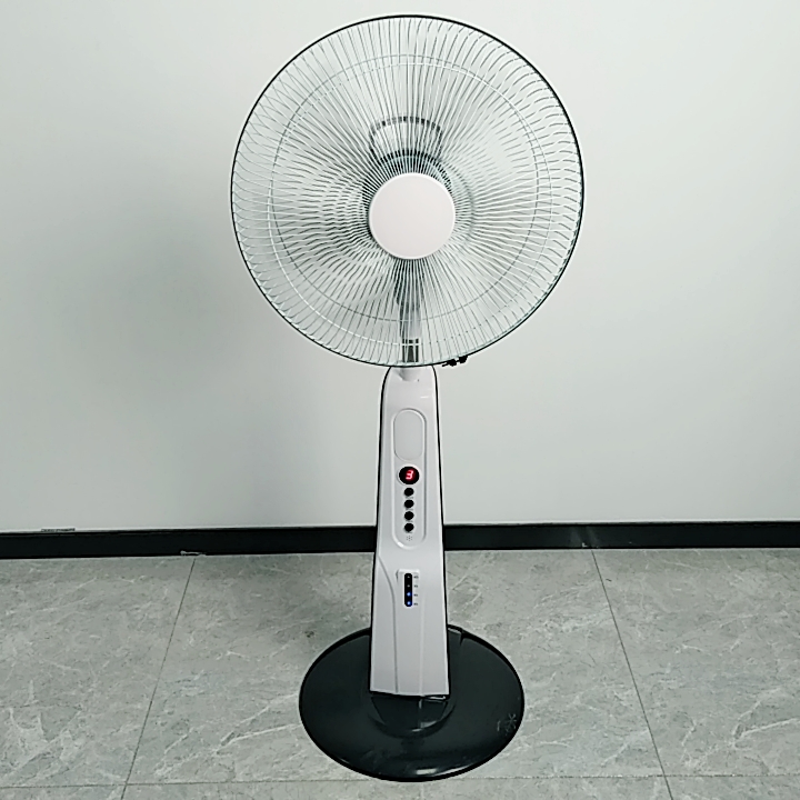 16 rechargeable stand fan with LED light