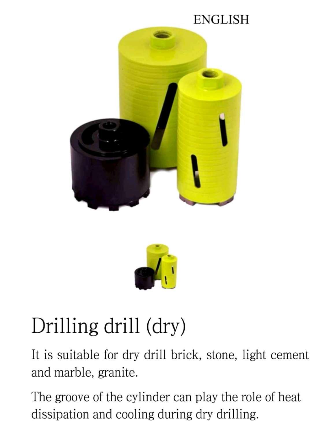 Drilling drill (dry)