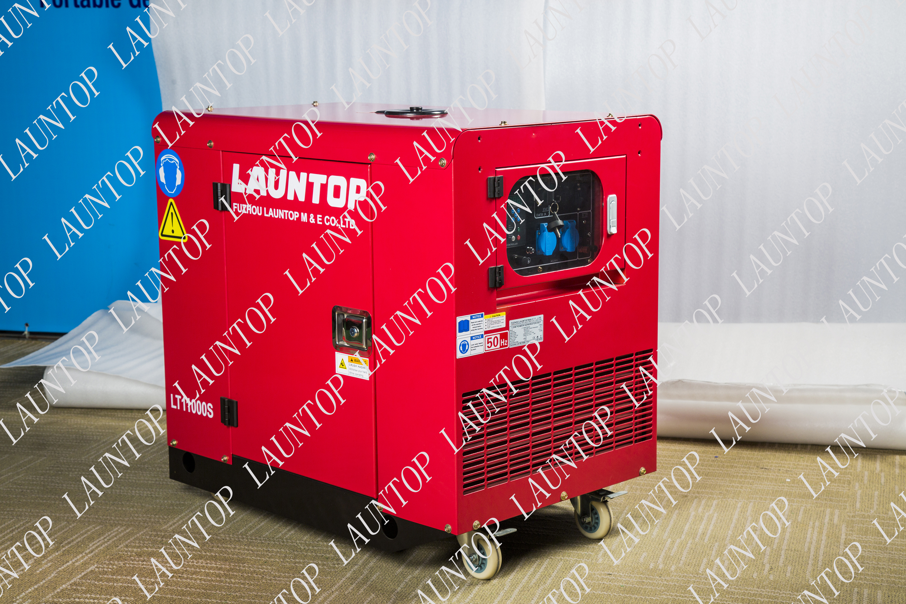 TWIN-CYLINDER SILENT GASOLINE GENERATOR