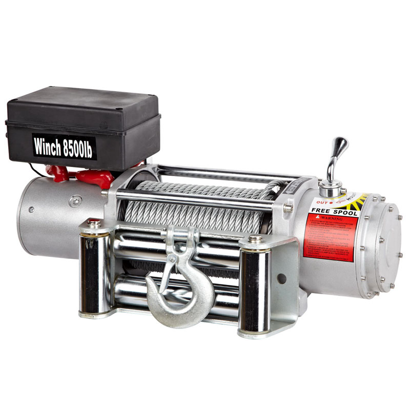 Off-road electric winch