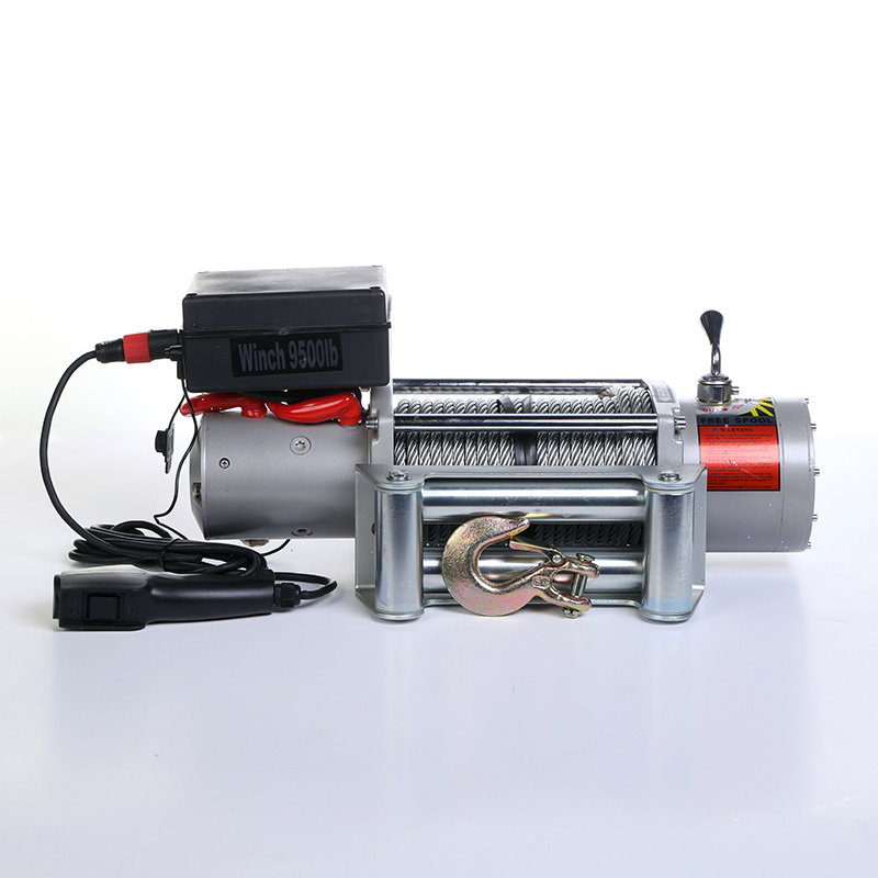 Off-road electric winch
