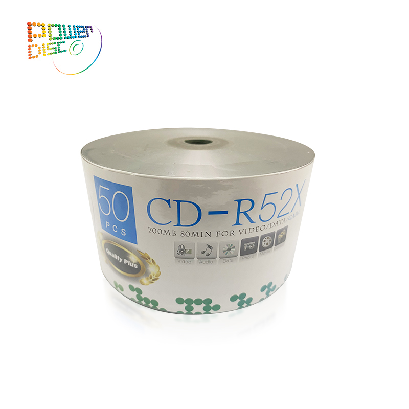 Powerdisc Recordable high quality CD-R 50pcs shrink wrap