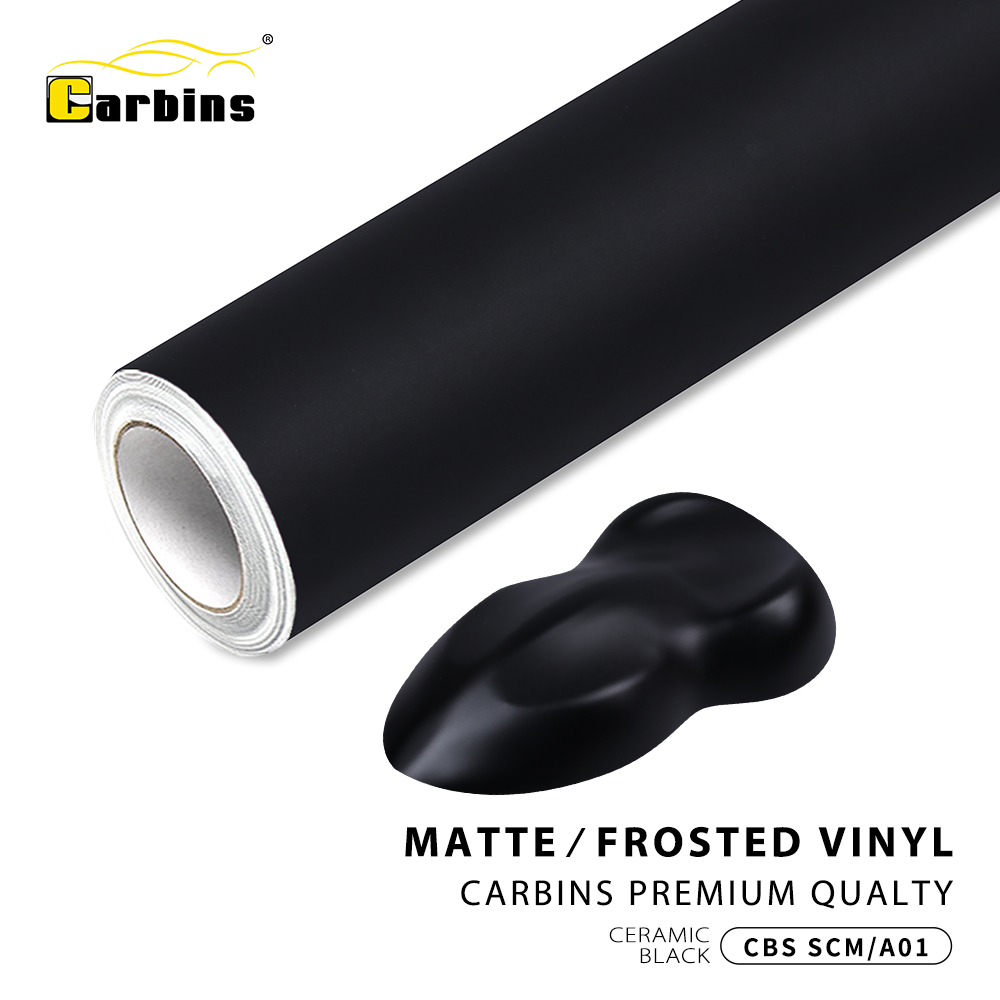 Matte Black Vinyl Car Wrap