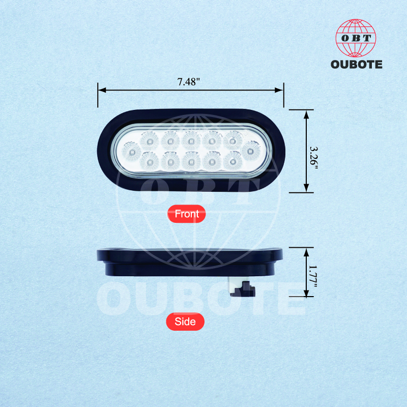 6LED OVAL DUAL FUNCTION TRUCK LIGHT