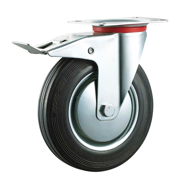 castor rubber wheel  wheel