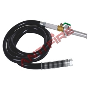 Wheeled Dry Powder Fire Extinguisher Hose and Horn XHL02019