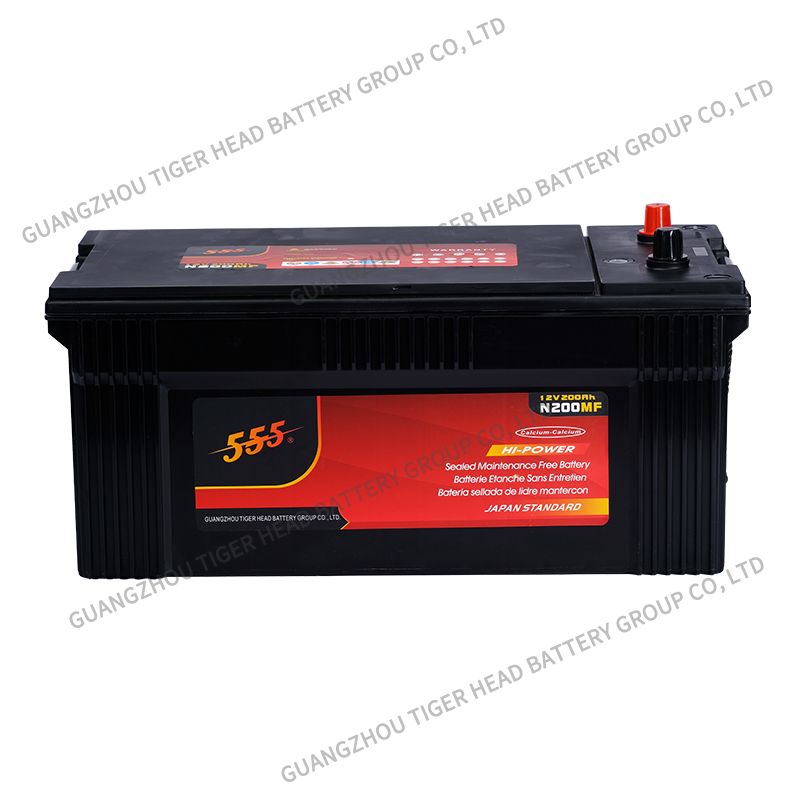 555 Brand N200MF 12V200AH Car Lead Acid Battery