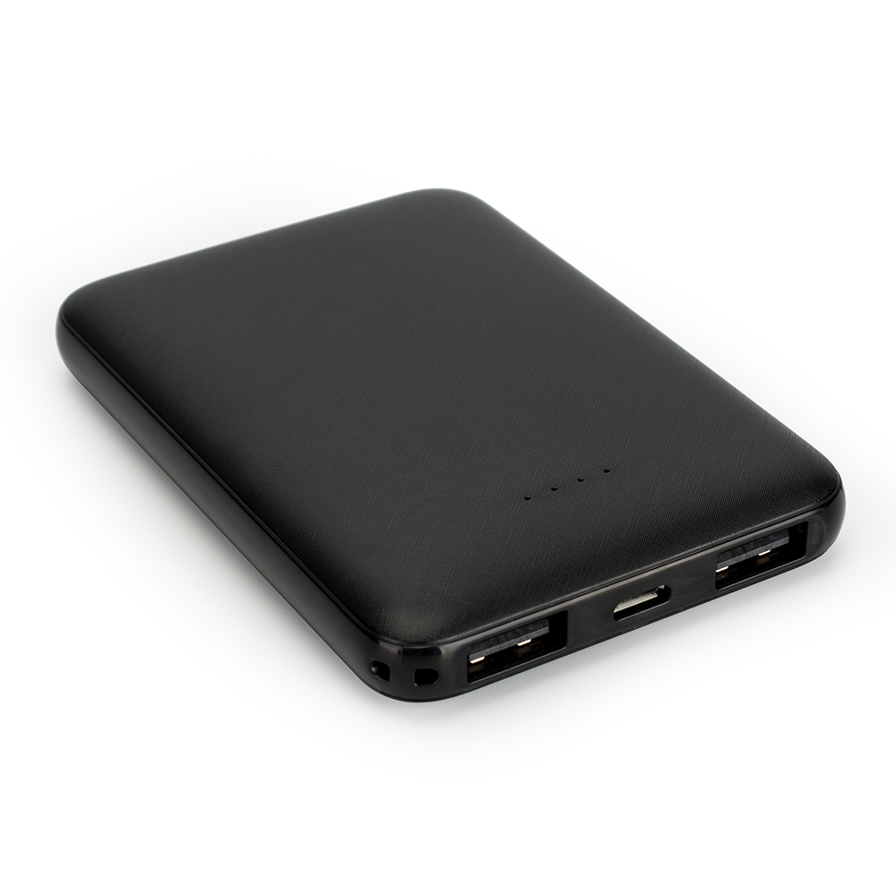 Primavox 5000mAh Portable Black Color Ultra-thin Power Bank