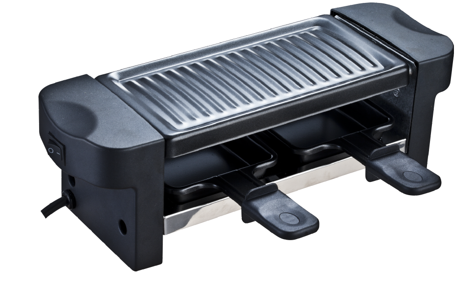 Raclette grill for 2 persons