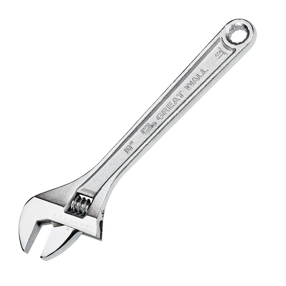 JIS class 1 Adjustable wrench  heavy duty  CRV  TUV/GS approved
