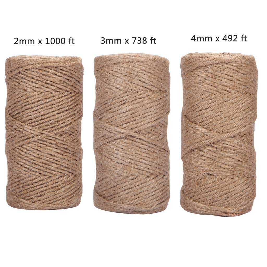 2mm and 3mm jute twine rope for garden