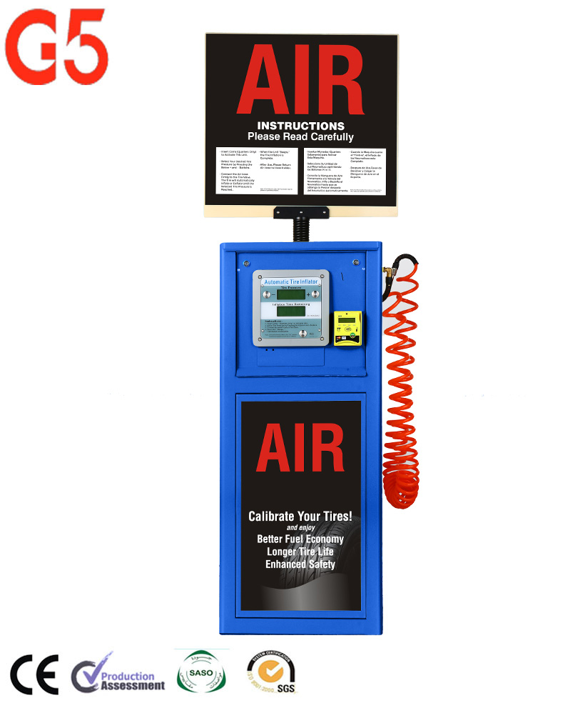 Coin-Operated Digital Tyre Inflator  with Built-in Air Compressor (Outdoor)