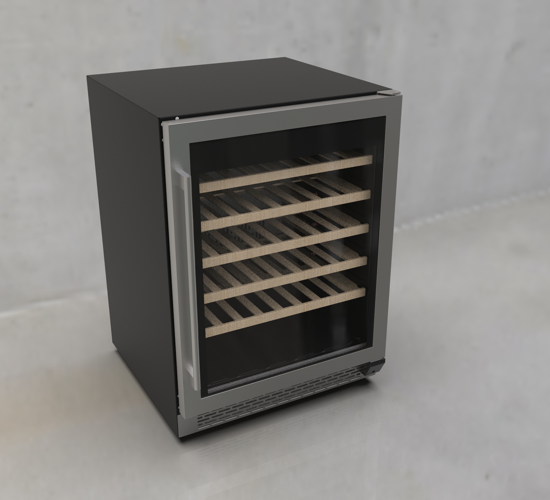 Single/double temperature wine cabinet