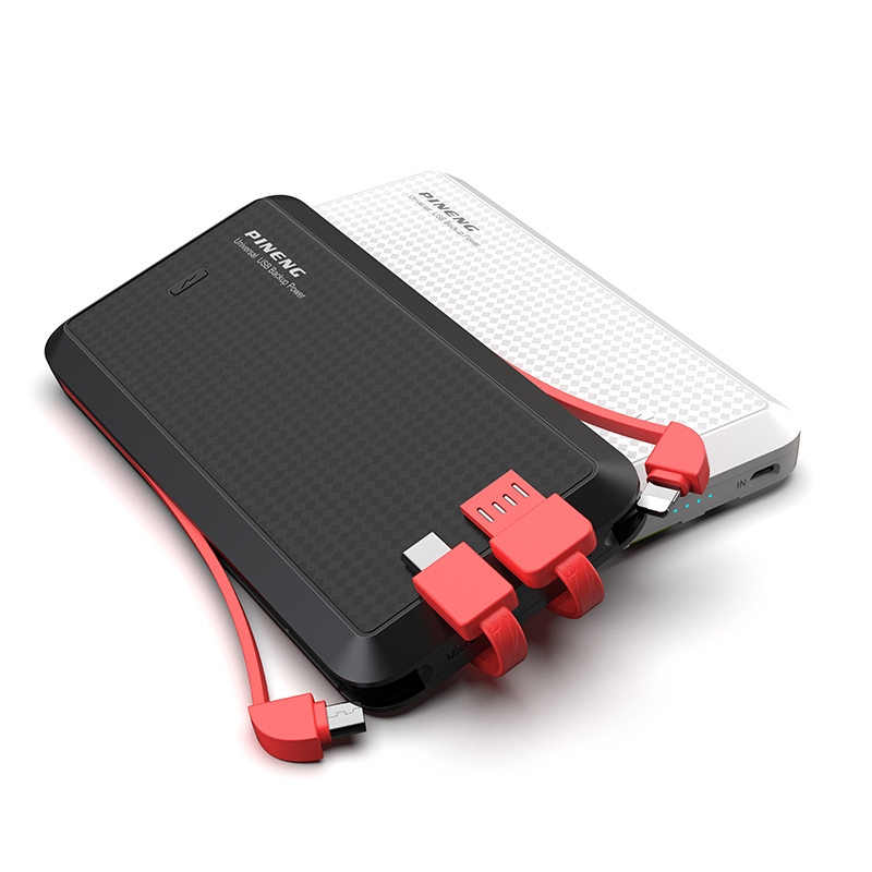 10000mAh built-in cable power bank