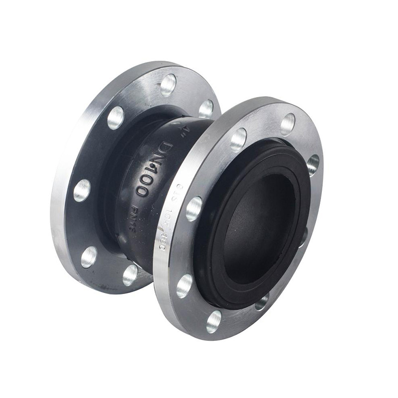 Rubber joint flange