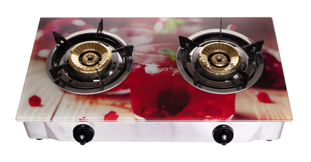 Double gas stove